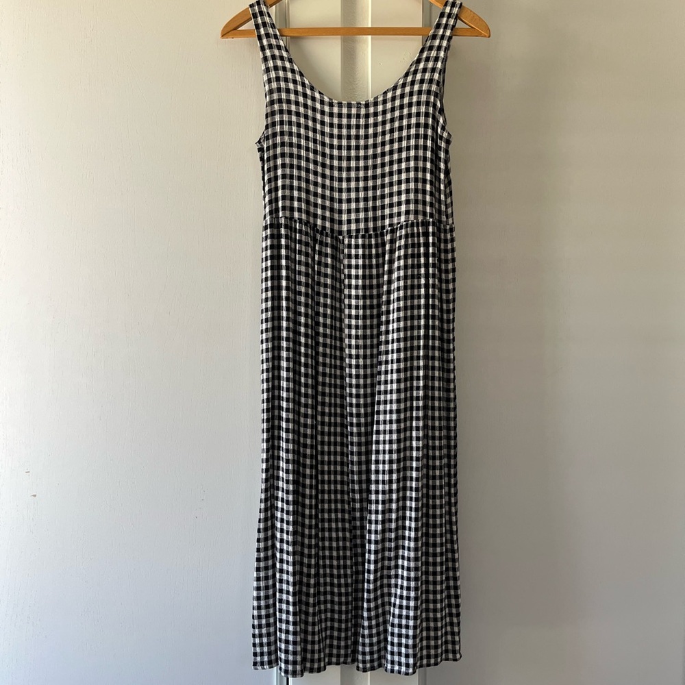 Dressing Clio Black and White Gingham Maxi Dress - Picture 6 of 8